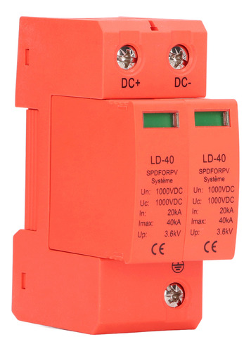 Dispositivo Protector Contra Sobretensiones 1000v Dc 2040ka