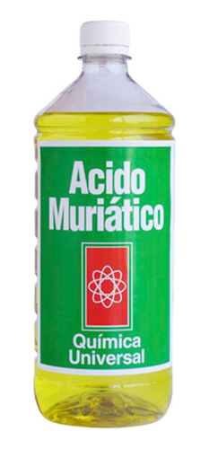 Ácido Muriático 1 Litro Química Universal