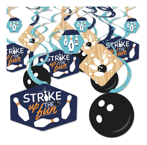 Big Dot Of Strike Up The Fun - Bolos - Decoración Colgante P