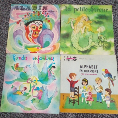 4 Simples Infantiles Denise Chabot Francia Discos De Vinilo