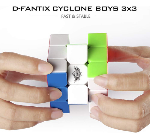 D-fantix Cyclone Cubo Magico Velocidad 3 X 3 X 3 Mmg