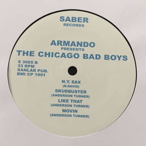 Armando - The Chicago Bad Boys - Vinilo Uk Nuevo Acid House