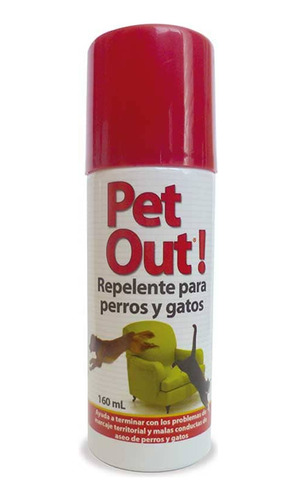 Pet Out Repelente Interiores Perros Y Gatos - Spray 160ml