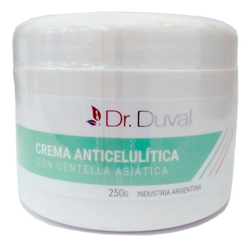 Crema Anticelulitica Con Centella Asiática X250 Ml Duval