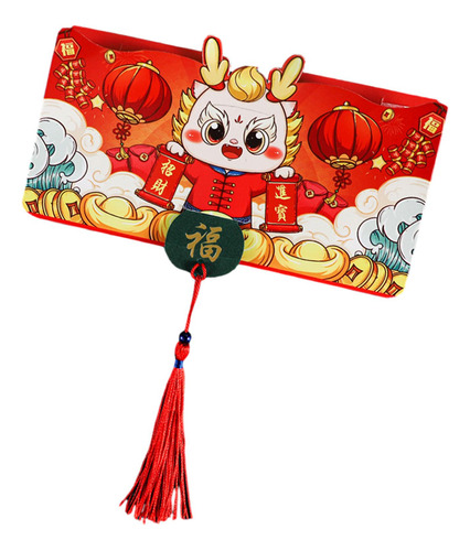 Año Nuevo Chino 2024, Sobres Rojos, Dragón Hong Bao,