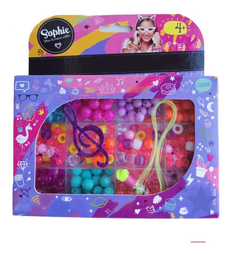 Imagen 2 de 5 de Educando Sophie Fashion Kit Bijouterie Diy Para Armar Nenas