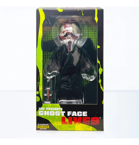 Ghost Face Lives Living Dead Doll 30cm Mezco