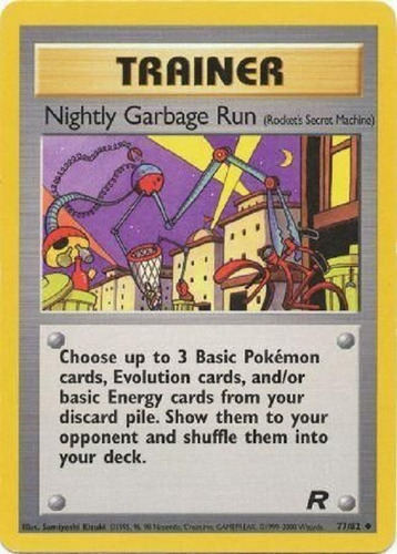 Nightly Garbage Run 77/82 Poco Común Pokemon Tcg