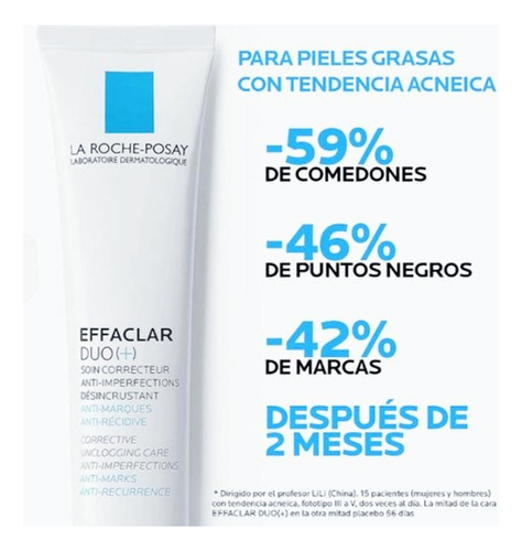 La Roche Posay Effaclar Duo+crema Anti-perfecciones 40ml.