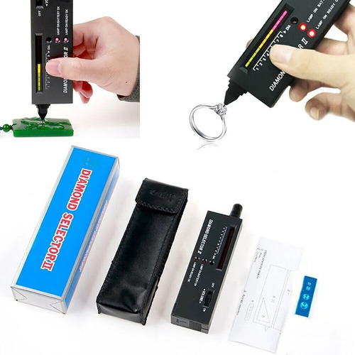 Testador Diamante Brilhante Selector 2 Alta Precisao Bateria Preto