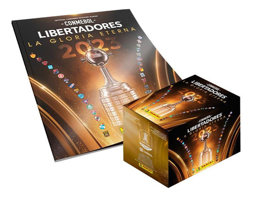 Album Copa Libertadores 2023 +caja 50 Sobres Panini Paqueton