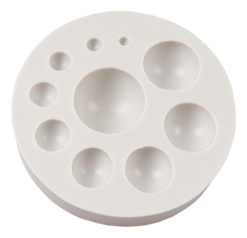 Molde Para Fondant De Perlas Fckemlds, Bolas, Semiesferas