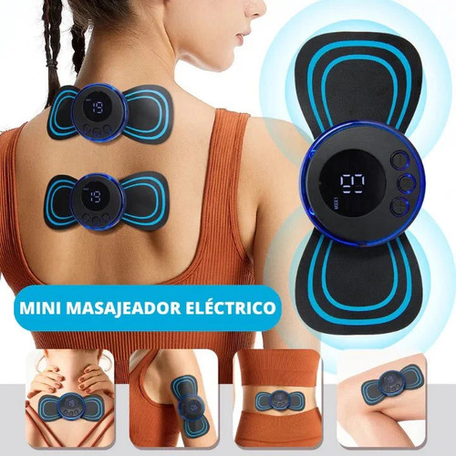 100 Pz Electro Estimuladores Masajeador Recargable Mariposa