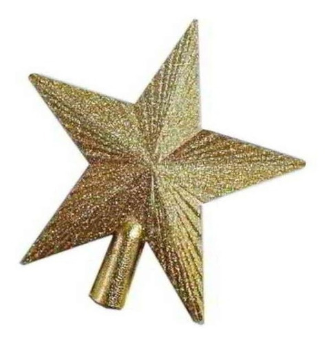 Estrella Gliter 11cm Navideña