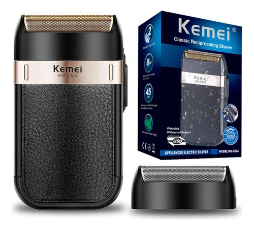 Shaver Kemei Km2024 - 127/220V E Compacto