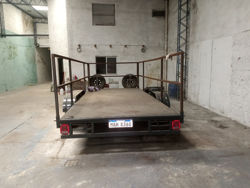 Tráilers Doble Eje Zorra Autos Chata Food Trak Camion Fletes