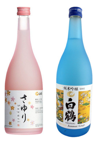 Combo Sake X720ml: Hakutsuru Junmai Ginjo Y Sayuri Nigori