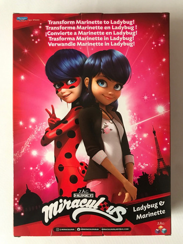 Miraculous Ladybug Y Marinette 2 Vestidos Bandai Zag Playmat (Usado)