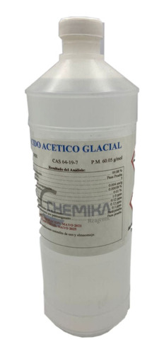 Ac Acetico Glacial Solucion Acuosa Al 30% P/v - 1 Litro