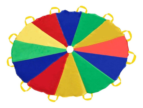 Juega En Paracaídas Rainbow Parachute Ligero, Plegable, Con