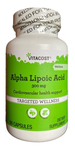 Acido Alfa Lipoico 300mg 60caps - Unidad a $74100