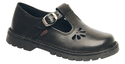 Zapato Colegial Marcel 904 Guillermina Velcro Negro 34/40