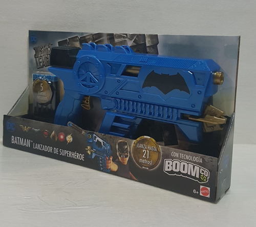 Oferta Nueva Pistola Batman Justice League Boomco Azul *