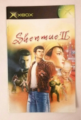 Shenmue 2 Ii Solo Manual Instructivo En Español Xbox Clásico (Usado)