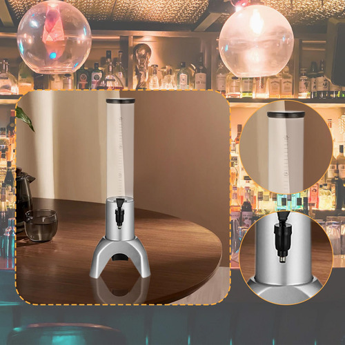 Dispensador De Mesa Mimosa Dispensador De Cerveza 15l Plata