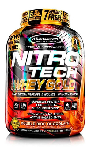 Nitrotech Whey Gold 5.5lb - Muscletech