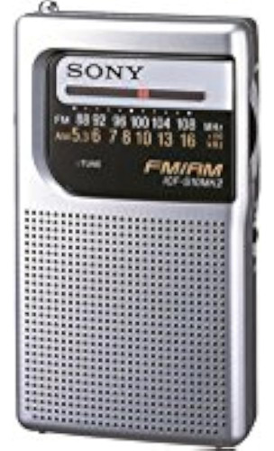Radio Sony Amp Icf-s10mk2 De Bolsillo, Plateado
