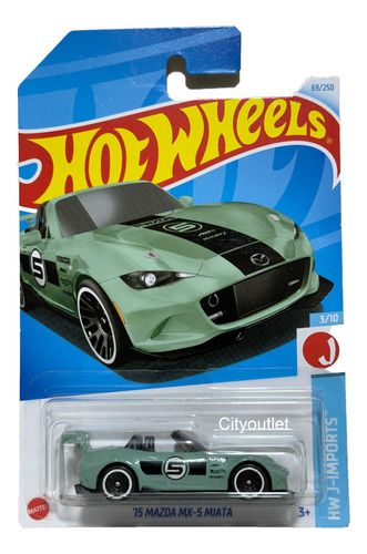 Hot Wheels 2024 15 Mazda Mx-5 Miata 69/250 Hw J-imports 3/10