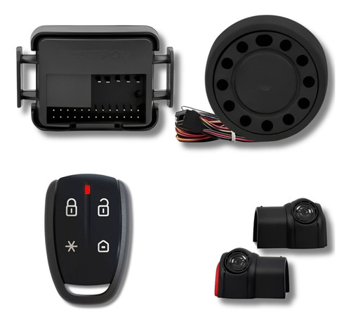 Alarme Positron Kl360 Presença Universal + Módulo Vidros 4p