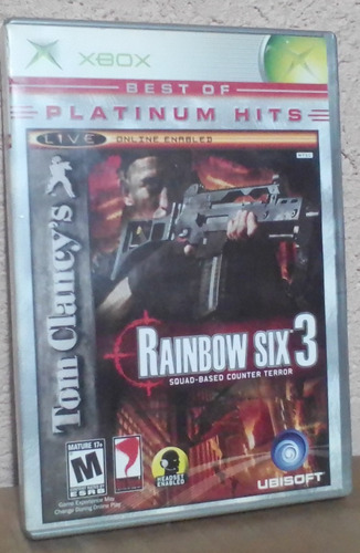 Raibow Six 3 Vídeo Juego De Xbox Clasico De Acción