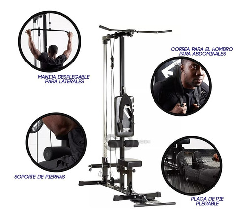 Estacion Home Gym Polea Alta Baja Multi Funcion M1192