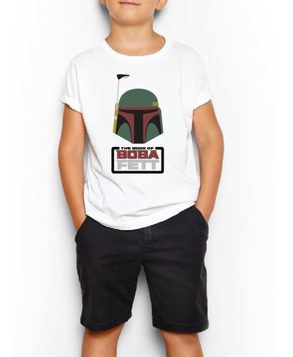 Playera Para Niño Star Wars Boba Fett Con Reflejante