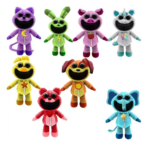 8 Bolas Decorativas De Animales Pequeños Sonrientes Color 8pcs/set