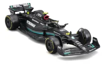 Comprar Bburago - Mercedes W14 E Performance #44 Lewis Hamilton de Fórmula 1, Color Negro