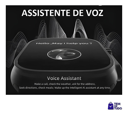 Relógio Smartwatch S10 Chatgpt Original + Brinde 2025