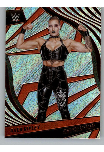 2022 Panini Revolution Wwe 100 Rhea Ripley Raw Wrestling Tra