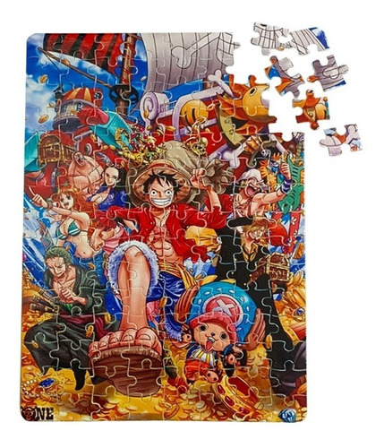 Puzzles Rompecabezas  120 Piezas Anime Naruto Dragol Ball