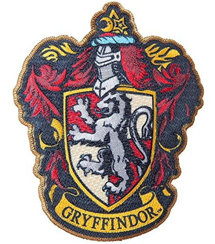 Simplicidad Harry Potter Gryffindor Casa Emblema Apliques Ro