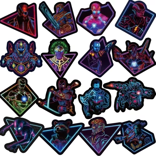 c-a03) stickers pegatina marvel - pvc impermea - Compra venta en