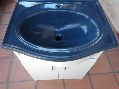 Imagen 9 de 10 de Mueble Armado Con Bacha Pileta Grande 60 Cm Modelo Curvo