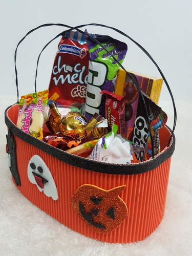 Canasta Halloween De Regalo Para - Unidad a $20999