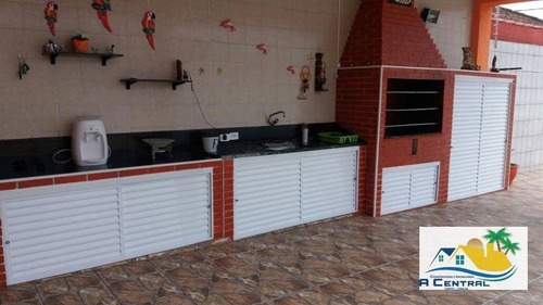 Imagem 4 de 25 de Sobrado Residencial À Venda, Satélite, Itanhaém - So0040. - So0040