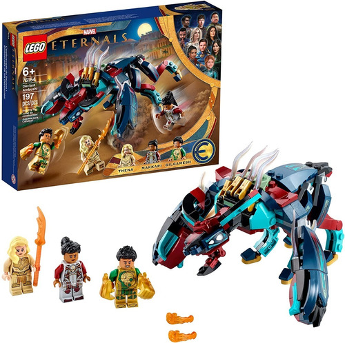 Kit Lego Marvel Eternals Emboscada De Los Desviantes 76154 Cantidad de piezas 197