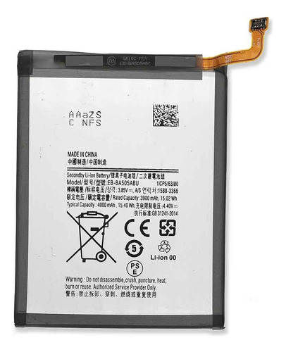Bateria Pila Samsung A20 A30 A50 Eb-ba505abu Nuevo 
