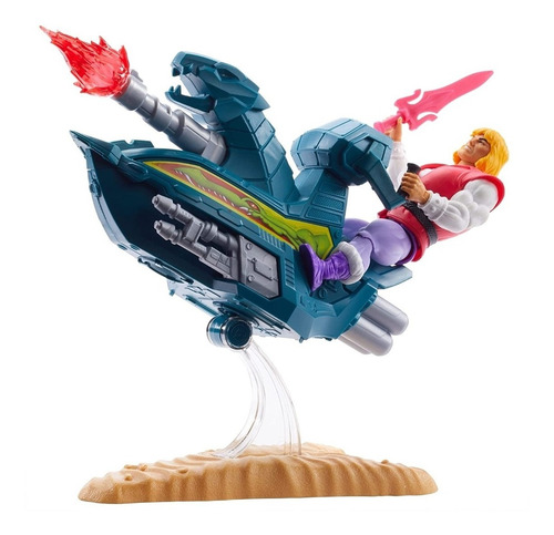 Masters Of The Universe Origins Jet Sled Y Príncipe Adam