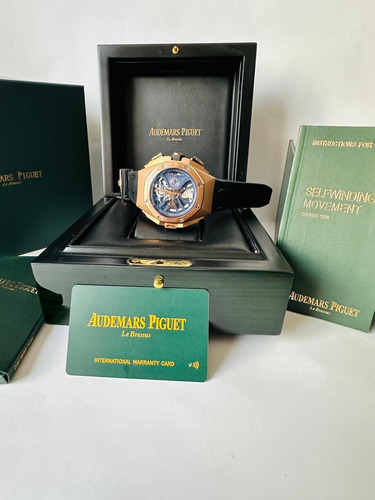 Reloj Cartier Audemars Piguet Caucho Bronce/negro Fullset Negro Bronce Negro (Usado)